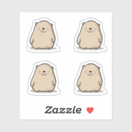 Cute acucolor Wombat Pegatina