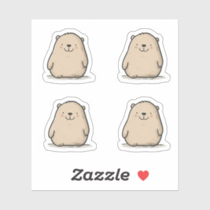 Cute acucolor Wombat Pegatina