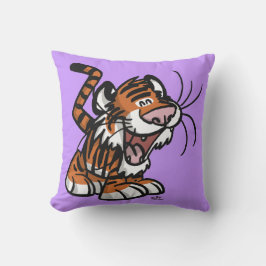 Cute Almohada de Dibujos Animados de Tigre