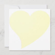 Cute amarillo amarillo gran corazón minimalista ta
