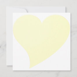 Cute amarillo amarillo gran corazón minimalista ta