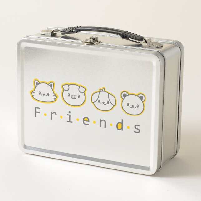 Cute animal friends face  Case-Mate iPhone case Bu (Anverso)