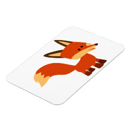 Cute Astute Personalizado Fox imán flexible