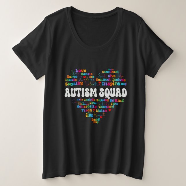 Cute Autism Squad Appreciation Week back to school (Anverso del diseño)