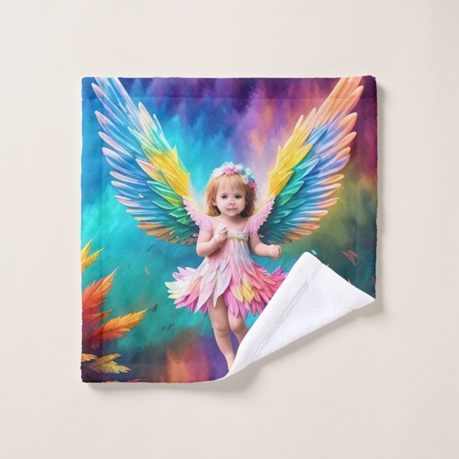 Cute Baby Angel Wings Art-38424 (Toallita)