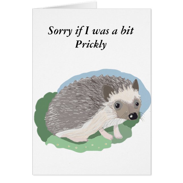 Cute Baby Hedgehog (Frente)