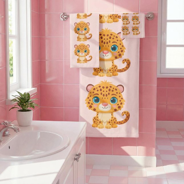 Cute Baby Leopard Safari Animal Kids (Subido por el creador)