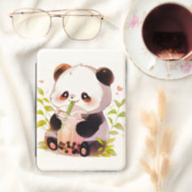 Cute Baby Panda Bubble Tea Funda para Kindle | Kaw