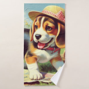 Cute Beagle Pinting