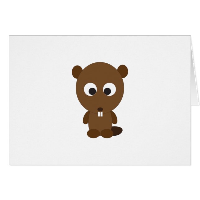 Cute Beaver (Anverso (Horizontal))