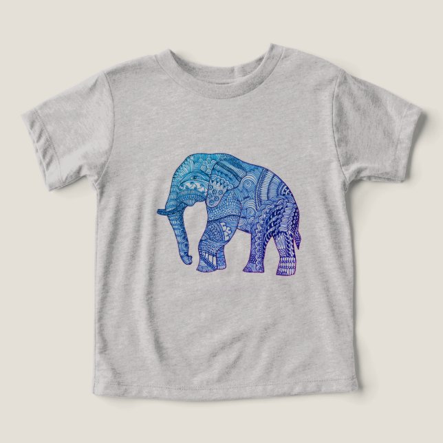 Cute Bella+Canvas Baby Tri-Blend Tee con Patterne (Diseño delantero )