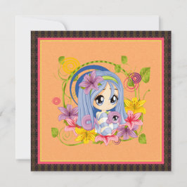 Cute Big Oyed Chibi Dragon Fairy