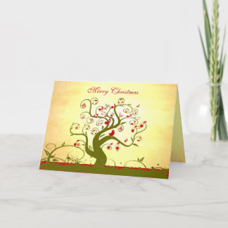 Cute Bird Swirl Tree Regalos e Invitaciones
