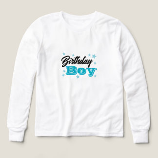Cute Birthday Boy Graphic Long Sleeve T-Shirt for