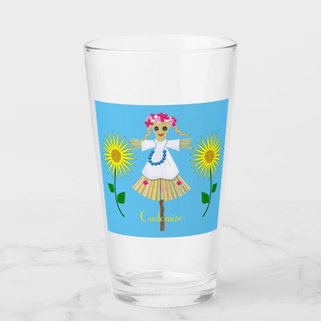 Cute Blonde Pigtails Scarecrow (Anverso)