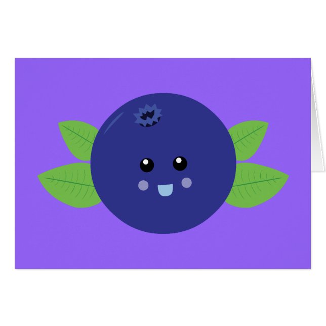 Cute Blueberry (Anverso (Horizontal))