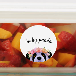 Cute Boho Baby Panda Nombre Kids Labs