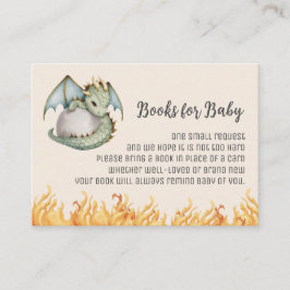 Cute Boho Dragon Egoks Books para la tarjeta de so