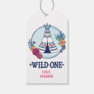 Cute Boho Tribal Gracias Etiqueta De Favor