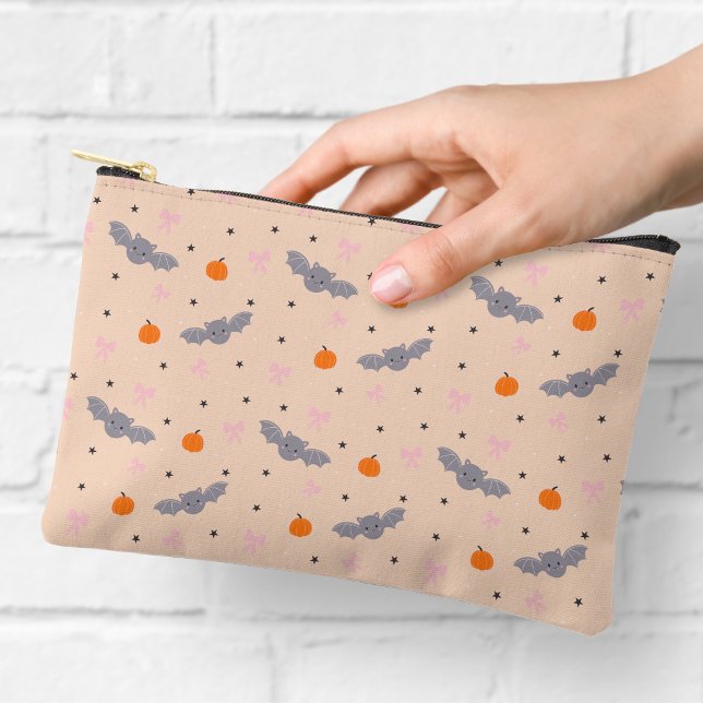 Cute Bolso De Cremallera Con Patrón De Murciélago  (Subido por el creador)