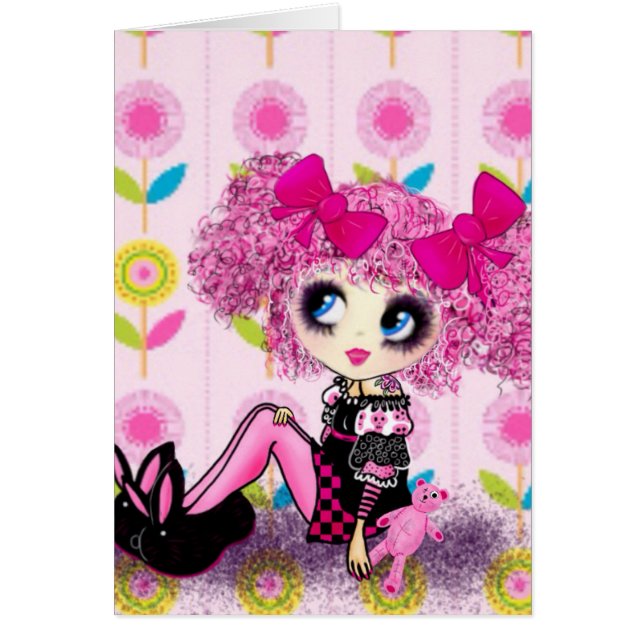 Cute Bonito GirlyKawaii PinkyP de LeahG (Frente)