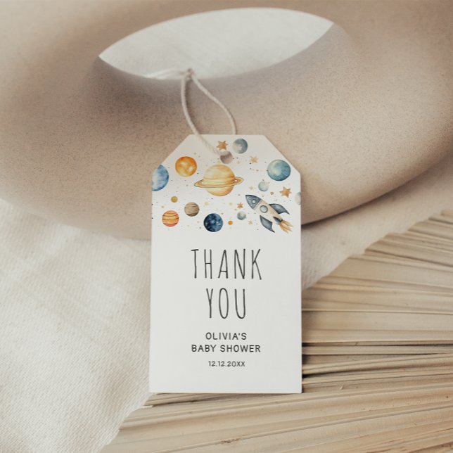 Cute Boy Astronauta Espacio Baby Shower Etiqueta d (Subido por el creador)