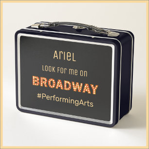 Cute Broadway Rising Star Metalizado Lunch Box