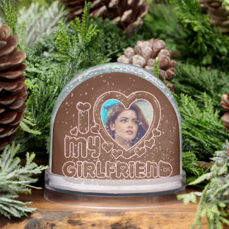 Cute Brown I Love My Girlfriend Photo