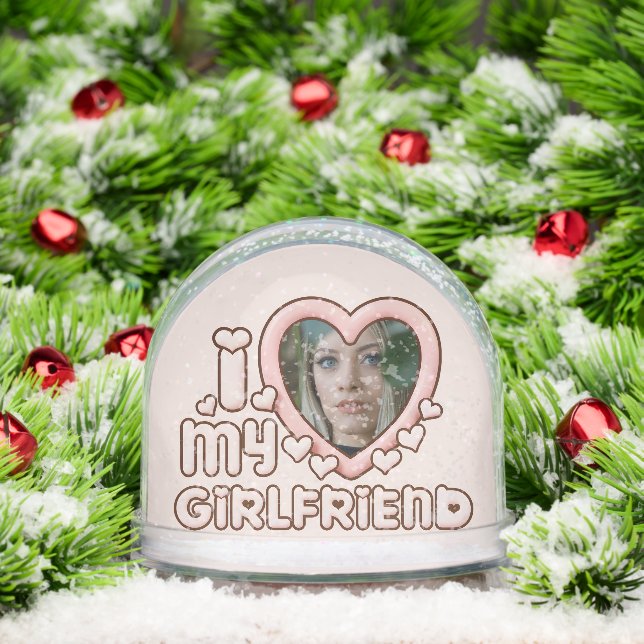 Cute Bubbly I Love My Girlfriend Custom (Navidad)