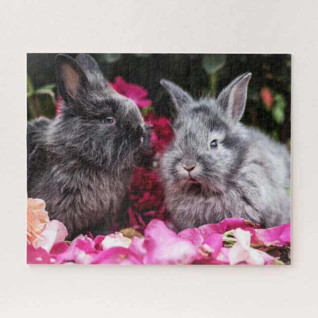 Cute Bunnies, rompecabezas de Jigsaw (Horizontal)