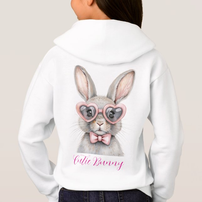 Cute Bunny Girl T-Shirt |Kawaii Rabbit Graphic Tee (Reverso)