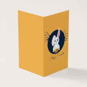Cute Bunny Happy Easter Pack de 25 Mini Tarjetas