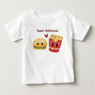 Cute Burger & Fries Camiseta de bebé de mejores am