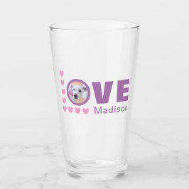 Cute cachorro perro corazón de amor Día de San Val