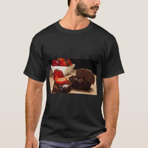 Cute Camiseta Amante de Tarta de Chocolate