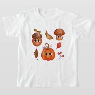Cute Camiseta De Amigos De Otoño Para Niños Kawa