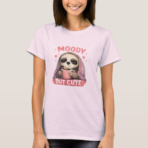 Cute Camiseta Gráfica de Humor Raro