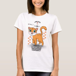 Cute camiseta para amantes de los gatos
