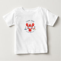 Cute Cape Cod Camiseta de bebé de langosta | Cape