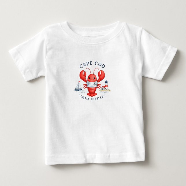Cute Cape Cod Camiseta de bebé de langosta | Cape  (Anverso)