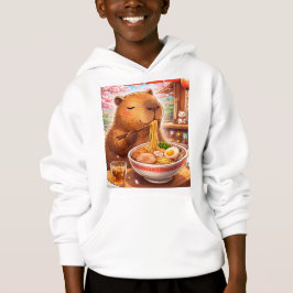 Cute Capybara Comiendo Ramen