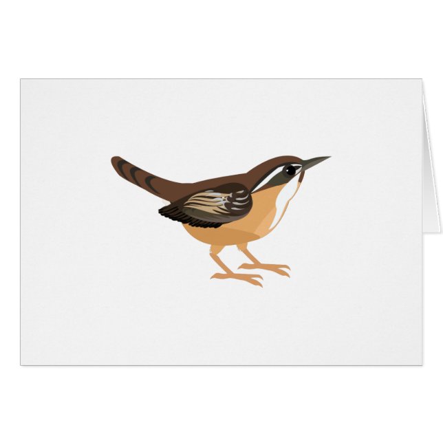 Cute Carolina Wren (Anverso (Horizontal))