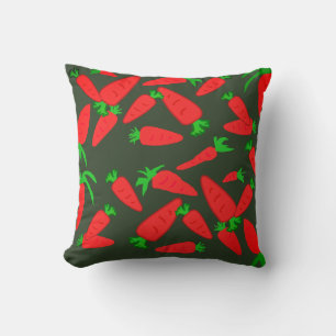 Cute Carrots Yummy Cojín decorativo Cushion