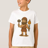 Cute Cartoon Hermes Mitología Griega Camiseta para