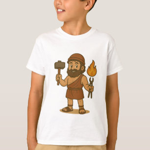 Cute Cartoon Hermes Mitología Griega Camiseta para