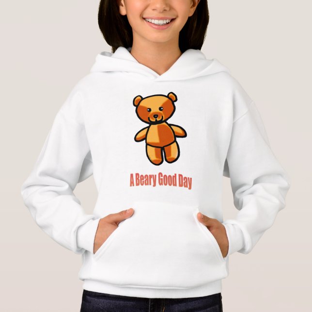 Cute Cartoon Teddy Bear Pun Illustration (Anverso)