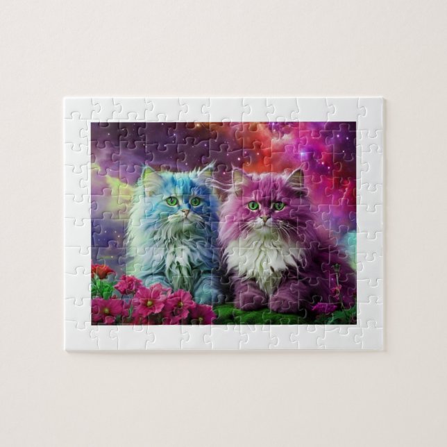 Cute Cat Puzzle (Horizontal)