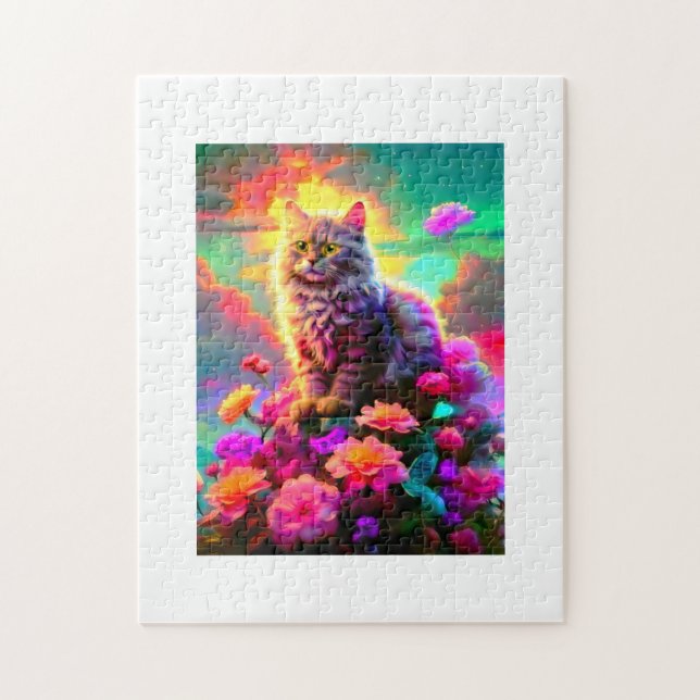 Cute Cat Puzzle  (Vertical)
