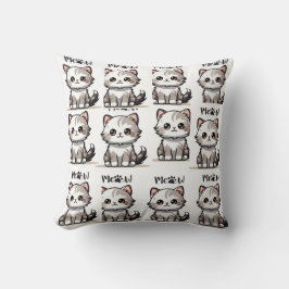 CUTE CATE LLENO DE COJÍN DECORATIVO