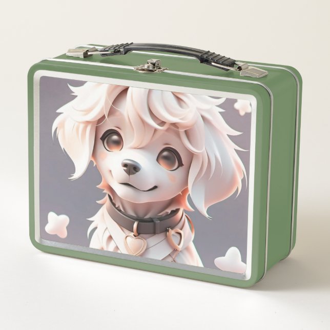 Cute Chibi Golden Retriever Puppy (Anverso)